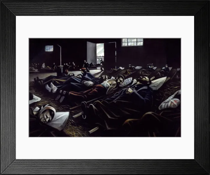 Framed Print : La Patrie, 1916. Creator: CRW Nevinson Framed Print : La Patrie, 1916. Creator: CRW Nevinson