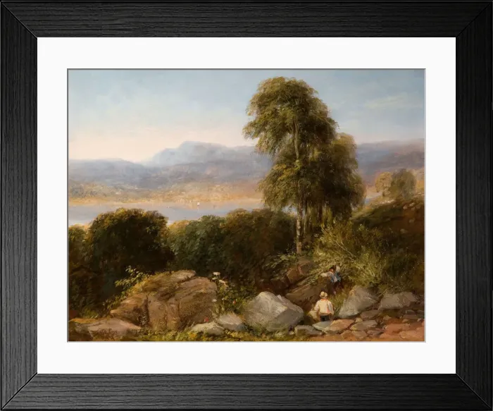 Framed Print : Windermere, 1844. Creator: David Cox the elder Framed Print : Windermere, 1844. Creator: David Cox the elder