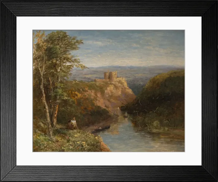 Framed Print : Kilgerran Castle, Pembrokeshire, 1852. Creator: David Cox the elder Framed Print : Kilgerran Castle, Pembrokeshire, 1852. Creator: David Cox the elder