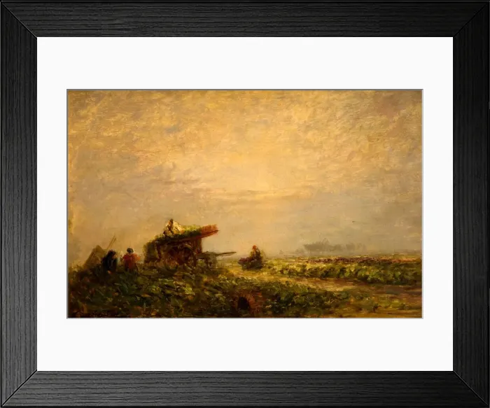 Framed Print : Market Gardeners, 1849-1851. Creator: David Cox the elder Framed Print : Market Gardeners, 1849-1851. Creator: David Cox the elder
