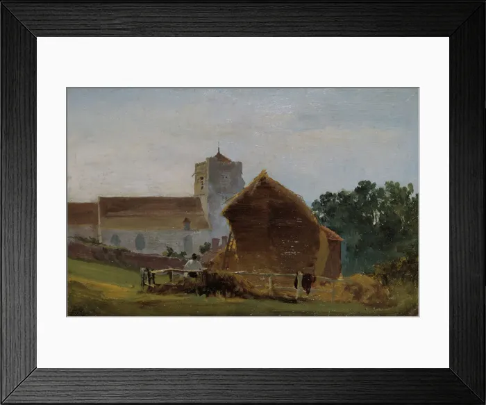 Framed Print : All Saints Church, Hastings, 1812. Creator: David Cox the elder Framed Print : All Saints Church, Hastings, 1812. Creator: David Cox the elder