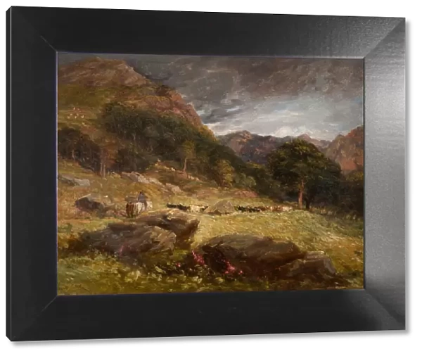 Driving Cattle, 1849. Creator: David Cox the elder