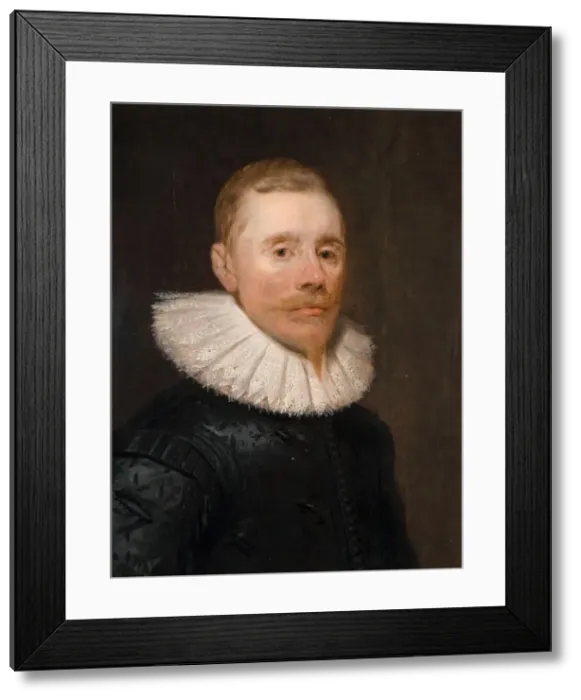 Framed Print : Portrait of a Gentleman, 1600-1700. Creator: Unknown Framed Print : Portrait of a Gentleman, 1600-1700. Creator: Unknown