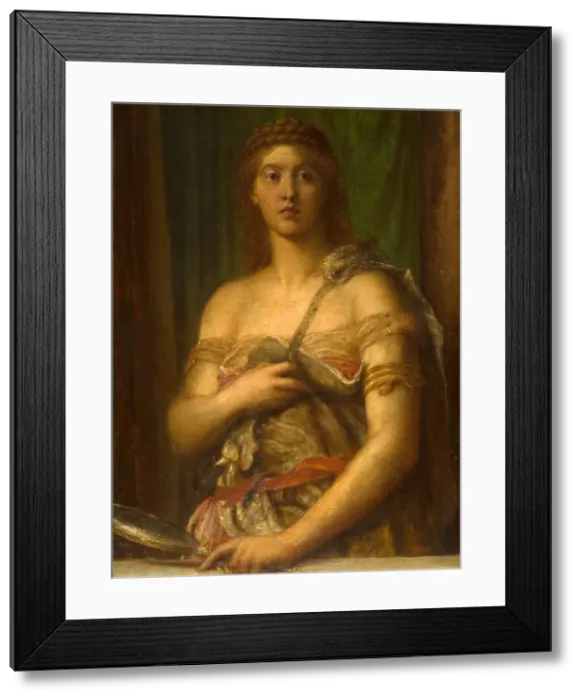 Framed Print : A Roman Lady, 1892. Creator: George Frederick Watts Framed Print : A Roman Lady, 1892. Creator: George Frederick Watts