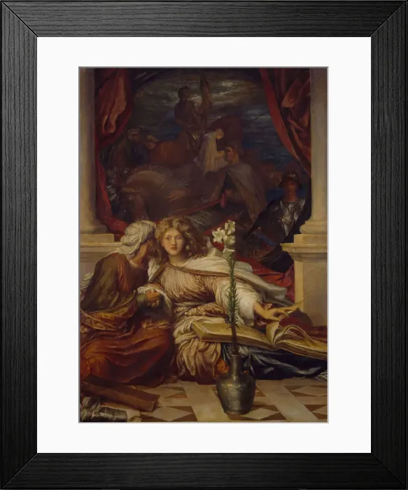 Framed Print : Britomart, 1877-78. Creator: George Frederick Watts Framed Print : Britomart, 1877-78. Creator: George Frederick Watts