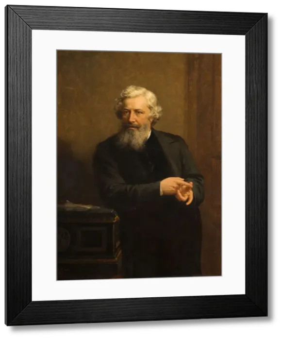 Framed Print : Portrait of George Dawson, 1877. Creator: Henry Turner Munns Framed Print : Portrait of George Dawson, 1877. Creator: Henry Turner Munns