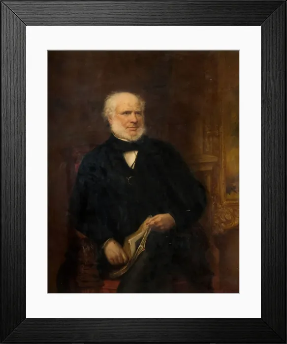 Framed Print : Portrait Of Joseph Gillot, 1872. Creator: Henry Turner Munns Framed Print : Portrait Of Joseph Gillot, 1872. Creator: Henry Turner Munns