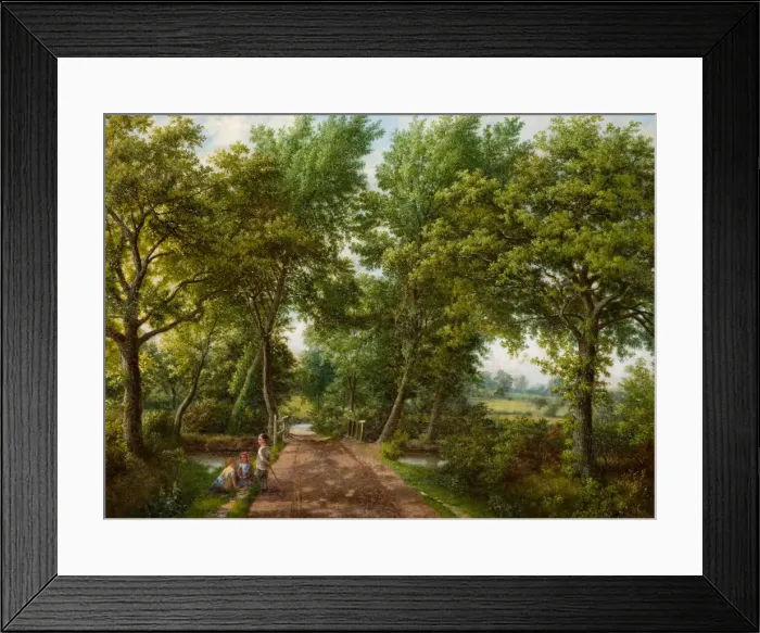 Framed Print : Hobb Moor Road Ford, Birmingham, 1870s. Creator: J. Jolly Framed Print : Hobb Moor Road Ford, Birmingham, 1870s. Creator: J. Jolly