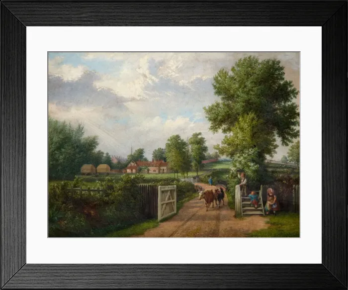 Framed Print : Hinds Farm Sparkhill, Birmingham, 1870s. Creator: J. Jolly Framed Print : Hinds Farm Sparkhill, Birmingham, 1870s. Creator: J. Jolly
