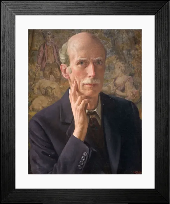 Framed Print : Self Portrait, 1942. Creator: John Bernard Munns Framed Print : Self Portrait, 1942. Creator: John Bernard Munns