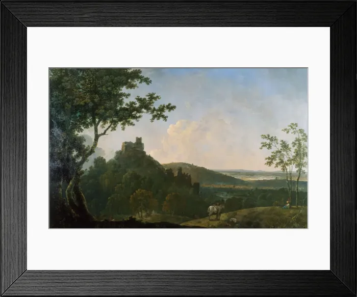 Framed Print : Okehampton Castle, 1771-1774. Creator: Richard Wilson Framed Print : Okehampton Castle, 1771-1774. Creator: Richard Wilson