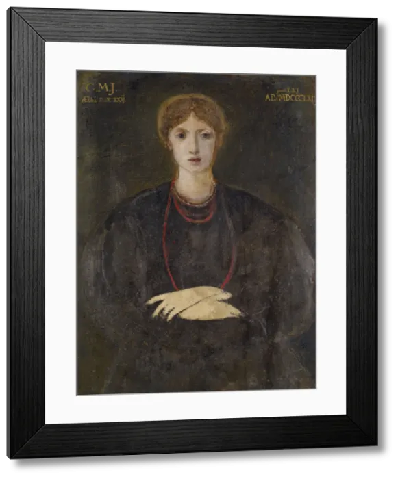 Framed Print : Portrait of Georgiana Burne-Jones (1840-1920), 1863. Creator Framed Print : Portrait of Georgiana Burne-Jones (1840-1920), 1863. Creator
