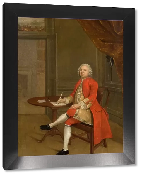 Portrait Of A Man In Red, 1785. Creator: Arthur Devis