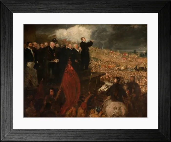 Framed Print : Meeting of the Birmingham Political Union, 1832-33. Creator: Benjamin Robert Haydon Framed Print : Meeting of the Birmingham Political Union, 1832-33. Creator: Benjamin Robert Haydon
