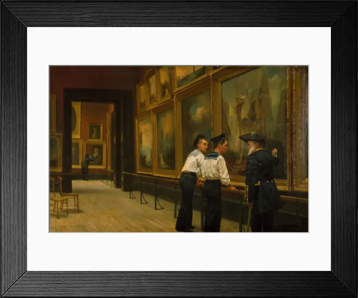 Framed Print : Twas A Famous Victory, 1883. Creator: Edward R Taylor Framed Print : Twas A Famous Victory, 1883. Creator: Edward R Taylor