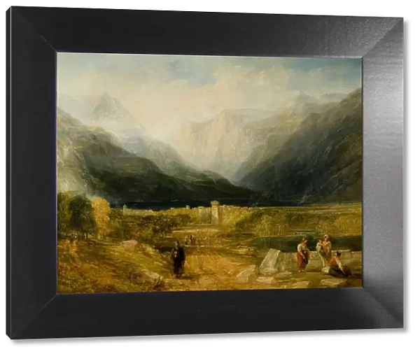 Sarazana, North Italy, 1837-1840. Creator: Frederick Henry Henshaw