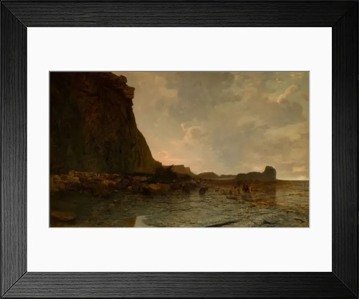 Framed Print : Whitby Scaur, Yorkshire, 1896. Creator: Alfred William Hunt Framed Print : Whitby Scaur, Yorkshire, 1896. Creator: Alfred William Hunt