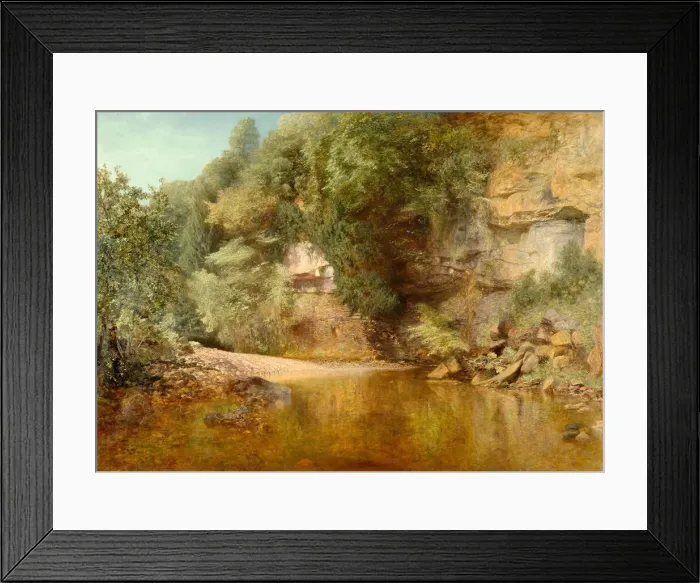 Framed Print : Leafy June, 1879. Creator: Alfred William Hunt Framed Print : Leafy June, 1879. Creator: Alfred William Hunt