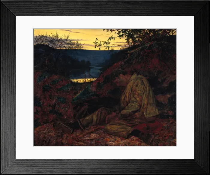 Framed Print : The Stone Breaker, 1857. Creator: Henry Wallis Framed Print : The Stone Breaker, 1857. Creator: Henry Wallis