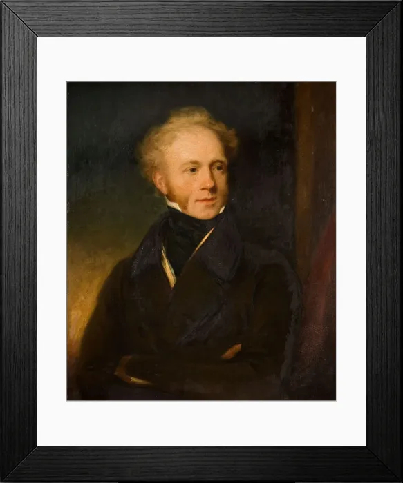 Framed Print : Portrait of Joseph Goodyear, 1839. Creator: Henry Room Framed Print : Portrait of Joseph Goodyear, 1839. Creator: Henry Room