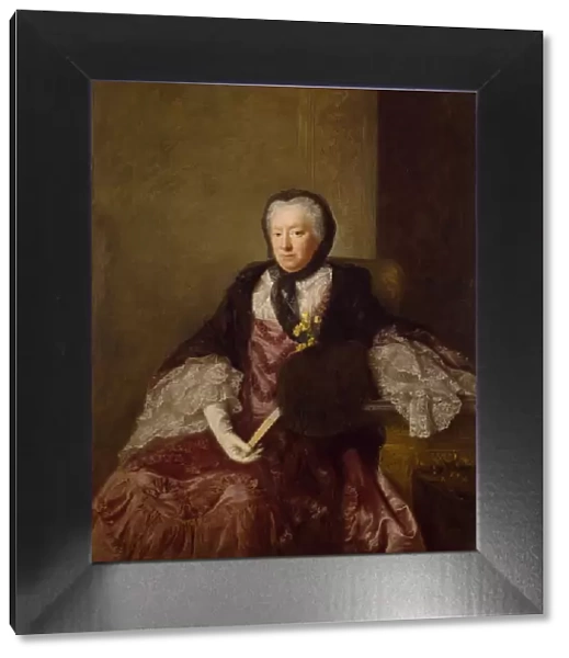 Portrait of Mrs Mary Martin, 1761. Creator: Allan Ramsay