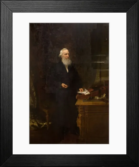 Framed Print : Portrait of Sir Josiah Mason, 1873. Creator: Henry Turner Munns Framed Print : Portrait of Sir Josiah Mason, 1873. Creator: Henry Turner Munns