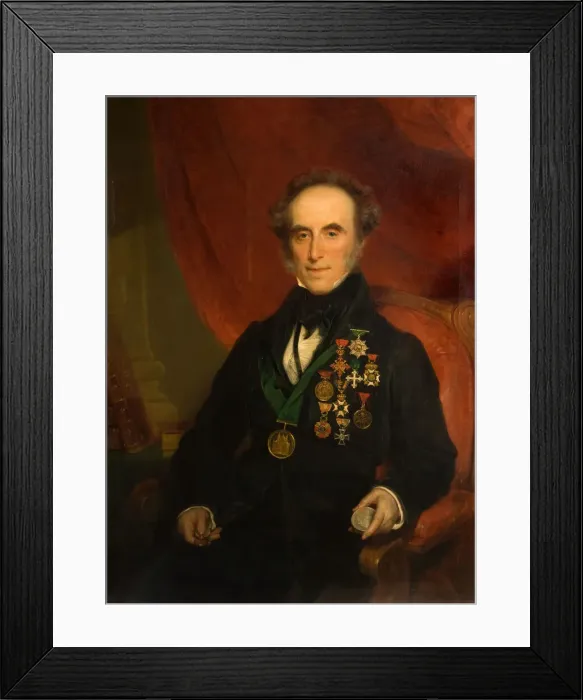 Framed Print : Portrait Of Sir Edward Thomason (1769-1849), 1849. Creator: Samuel Colman Framed Print : Portrait Of Sir Edward Thomason (1769-1849), 1849. Creator: Samuel Colman