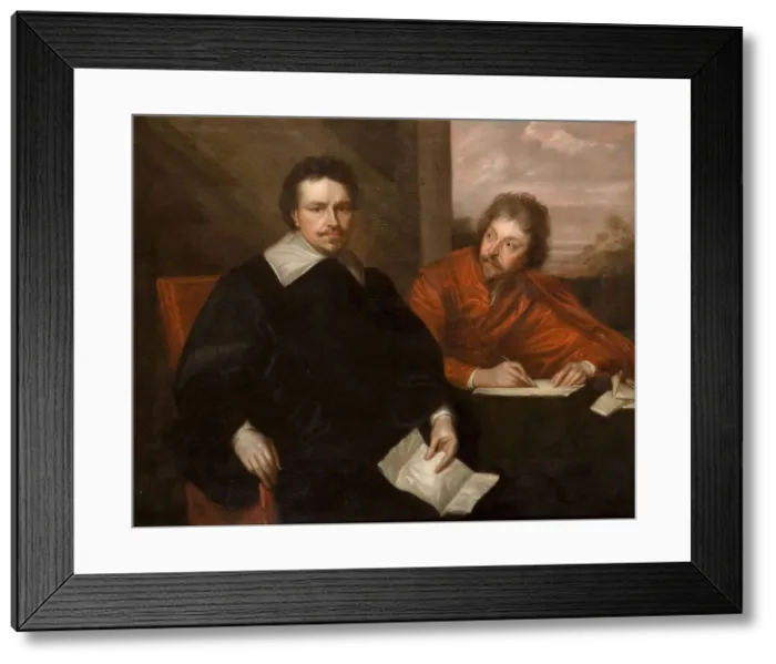 Framed Print : Lord Strafford And His Secretary Sir P Mainwaring, 1800. Creator: Unknown Framed Print : Lord Strafford And His Secretary Sir P Mainwaring, 1800. Creator: Unknown