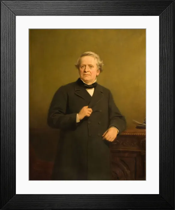 Framed Print : Portrait Of Alderman William Brinsley, 1880. Creator: Henry Turner Munns Framed Print : Portrait Of Alderman William Brinsley, 1880. Creator: Henry Turner Munns