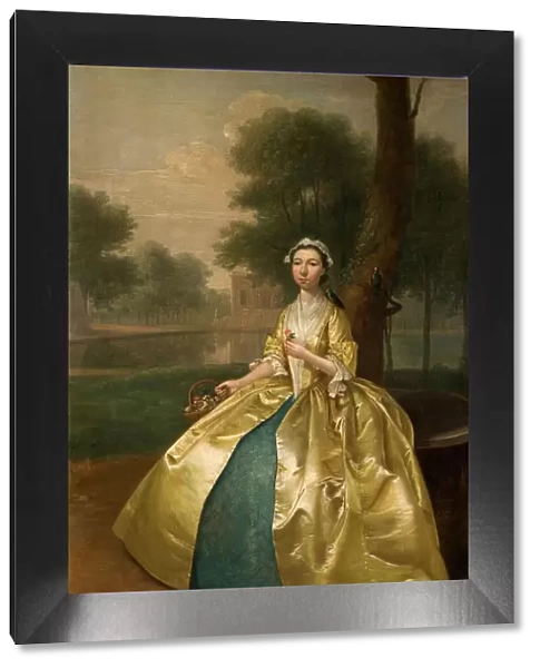 Portrait Of A Woman In Gold, 1785. Creator: Arthur Devis