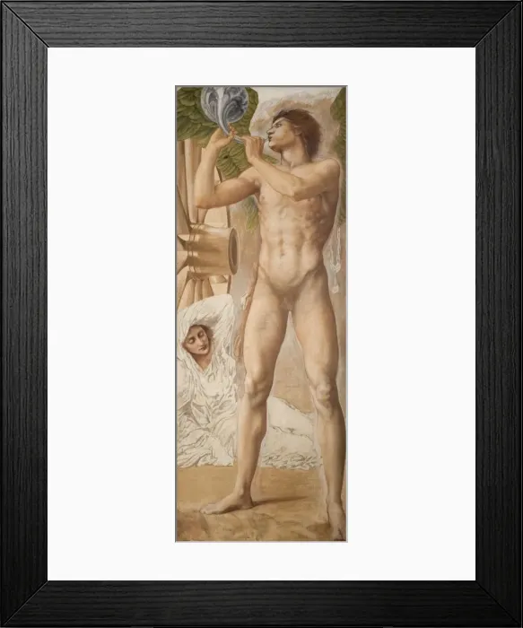 Framed Print : Troy Triptych - Study of Fame overthrowing Fortune, 1875 Framed Print : Troy Triptych - Study of Fame overthrowing Fortune, 1875