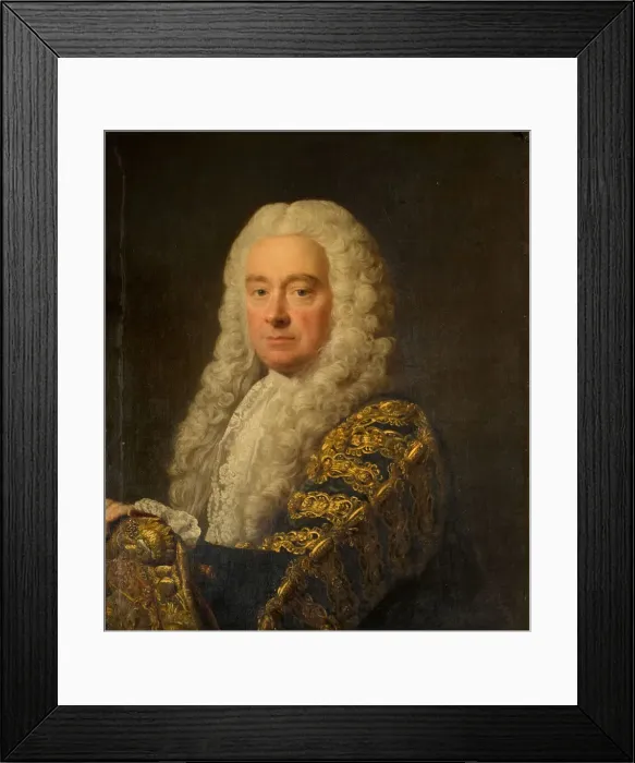 Framed Print : Portrait of Philip Yorke, 1st Earl of Hardwicke, 1750-64. Creator: Allan Ramsay Framed Print : Portrait of Philip Yorke, 1st Earl of Hardwicke, 1750-64. Creator: Allan Ramsay
