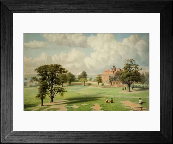 Framed Print : Aston Hall From The Park, 1891. Creator: Charles Ashmore Framed Print : Aston Hall From The Park, 1891. Creator: Charles Ashmore