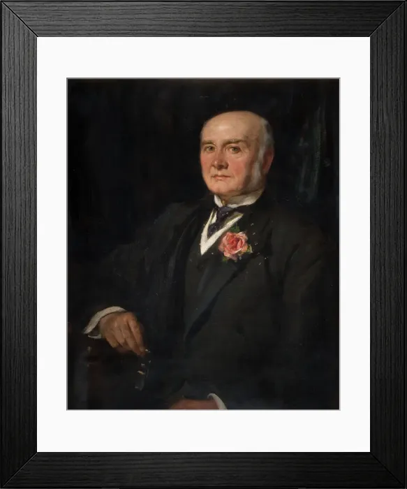 Framed Print : Portrait Of Alderman Edward Lawley Parker, 1905. Creator: James Jebusa Shannon Framed Print : Portrait Of Alderman Edward Lawley Parker, 1905. Creator: James Jebusa Shannon