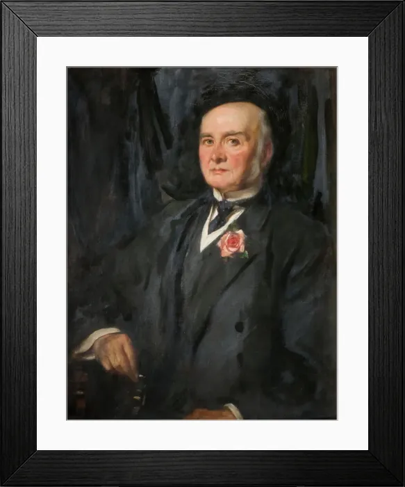 Framed Print : Portrait of Alderman Edward Lawley Parker, 1905. Creator: James Jebusa Shannon Framed Print : Portrait of Alderman Edward Lawley Parker, 1905. Creator: James Jebusa Shannon