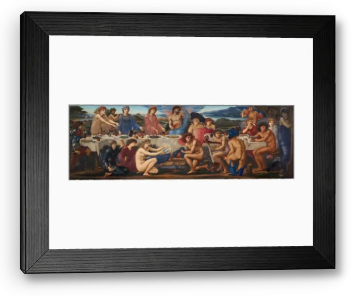 Framed Print : The Feast of Peleus, mid-late 19th century. Creator: Sir Edward Coley Burne-Jones Framed Print : The Feast of Peleus, mid-late 19th century. Creator: Sir Edward Coley Burne-Jones