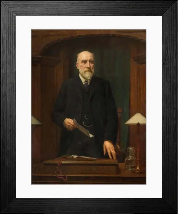 Framed Print : Portrait of Isaac Bradley, 1916. Creator: John Bernard Munns Framed Print : Portrait of Isaac Bradley, 1916. Creator: John Bernard Munns