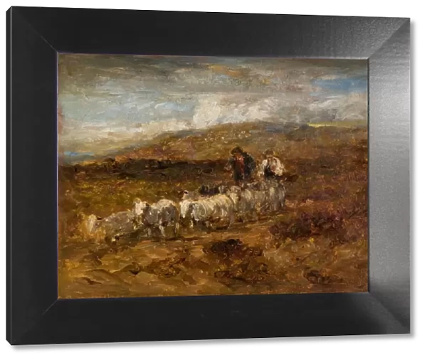 Welsh Shepherds, 1841. Creator: David Cox the elder