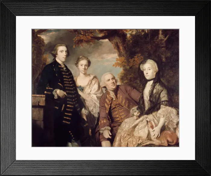 Framed Print : The Roffey Family, 1765. Creator: Sir Joshua Reynolds Framed Print : The Roffey Family, 1765. Creator: Sir Joshua Reynolds