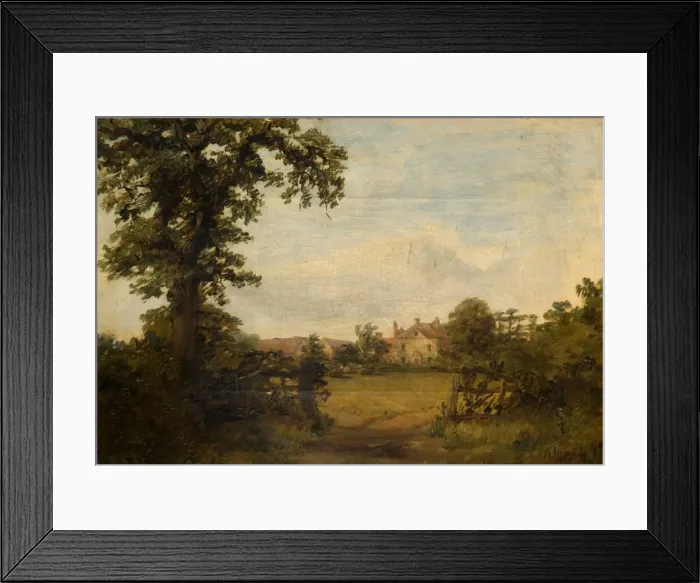 Framed Print : Metchley Park Farm, Harborne, 1845. Creator: Charles Thomas Burt Framed Print : Metchley Park Farm, Harborne, 1845. Creator: Charles Thomas Burt