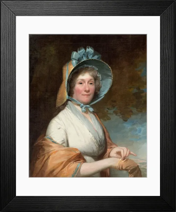 Framed Print : Henrietta Marchant Liston (Mrs. Robert Liston), 1800. Creator: Gilbert Stuart Framed Print : Henrietta Marchant Liston (Mrs. Robert Liston), 1800. Creator: Gilbert Stuart