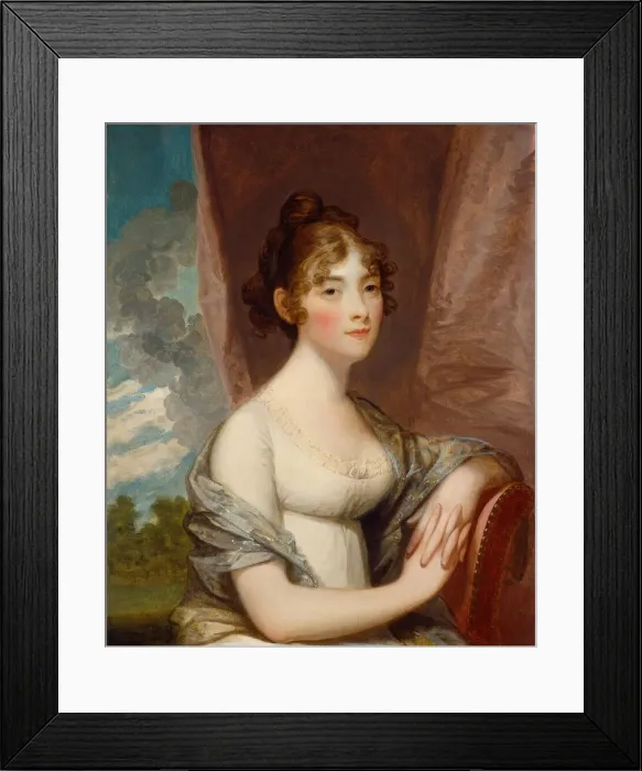Framed Print : Ann Barry, 1803 / 1805. Creator: Gilbert Stuart Framed Print : Ann Barry, 1803 / 1805. Creator: Gilbert Stuart