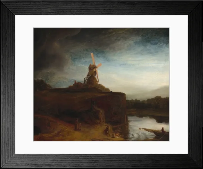 Framed Print : The Mill, 1645 / 1648. Creator: Rembrandt Harmensz van Rijn Framed Print : The Mill, 1645 / 1648. Creator: Rembrandt Harmensz van Rijn