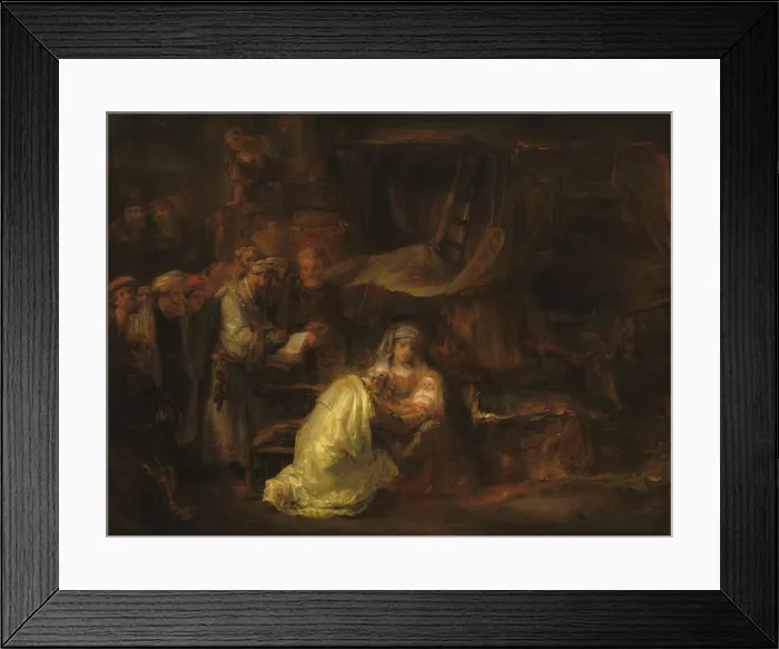 Framed Print : The Circumcision, 1661. Creator: Rembrandt Harmensz van Rijn Framed Print : The Circumcision, 1661. Creator: Rembrandt Harmensz van Rijn