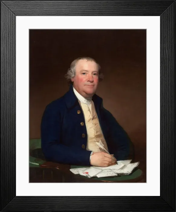 Framed Print : Captain Joseph Anthony, 1794. Creator: Gilbert Stuart Framed Print : Captain Joseph Anthony, 1794. Creator: Gilbert Stuart