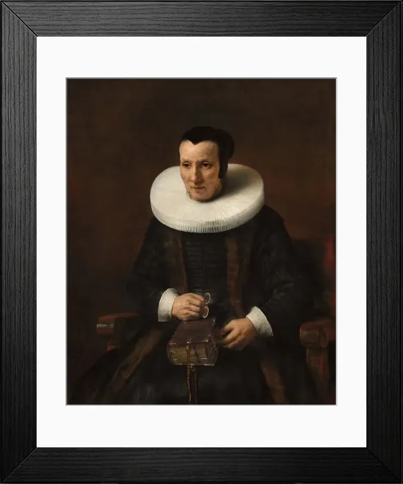 Framed Print : An Old Lady with a Book, 1637. Creator: Rembrandt Harmensz van Rijn Framed Print : An Old Lady with a Book, 1637. Creator: Rembrandt Harmensz van Rijn