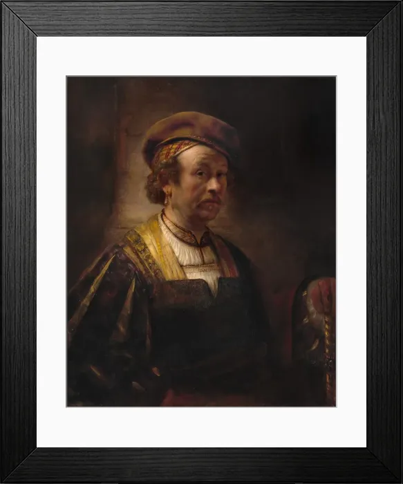 Framed Print : Portrait of Rembrandt, 1650. Creator: Rembrandt Workshop Framed Print : Portrait of Rembrandt, 1650. Creator: Rembrandt Workshop
