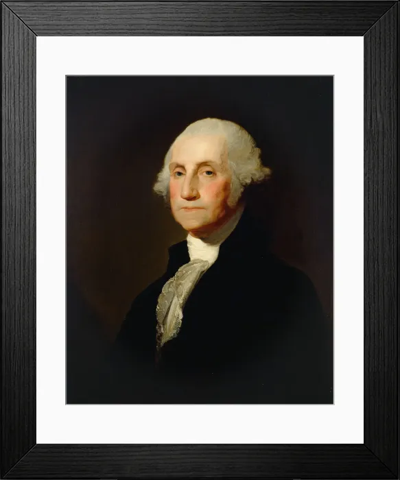 Framed Print : George Washington, c. 1803 / 1805. Creator: Gilbert Stuart Framed Print : George Washington, c. 1803 / 1805. Creator: Gilbert Stuart