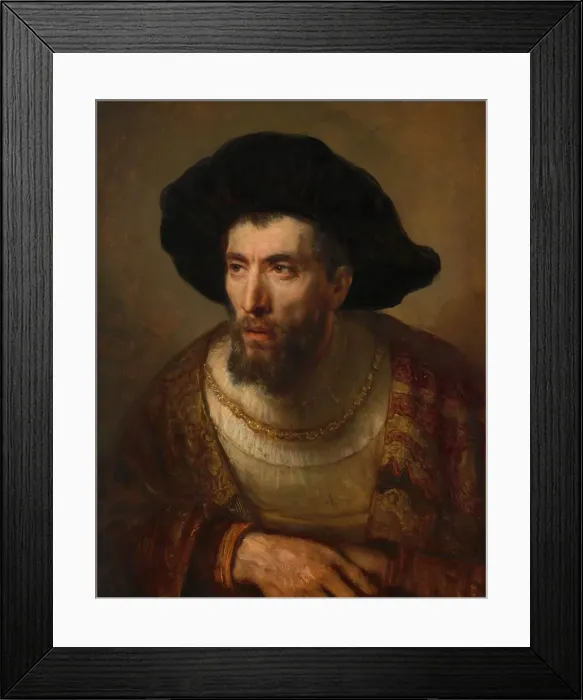 Framed Print : The Philosopher, c. 1653. Creators: Rembrandt Workshop, Willem Drost