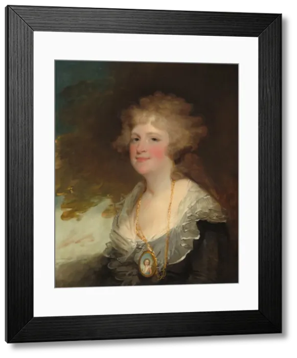Framed Print : Sarah Shippen Lea (Mrs. Thomas Lea), c. 1798. Creator: Gilbert Stuart Framed Print : Sarah Shippen Lea (Mrs. Thomas Lea), c. 1798. Creator: Gilbert Stuart